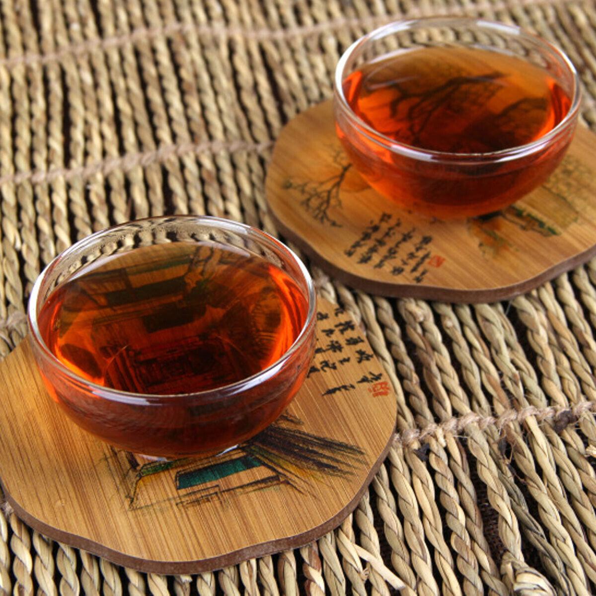 Premium Old Banzhang Ancient Tree Bamboo Tube Tea Puer Cooked Tea Brick 500g Main image