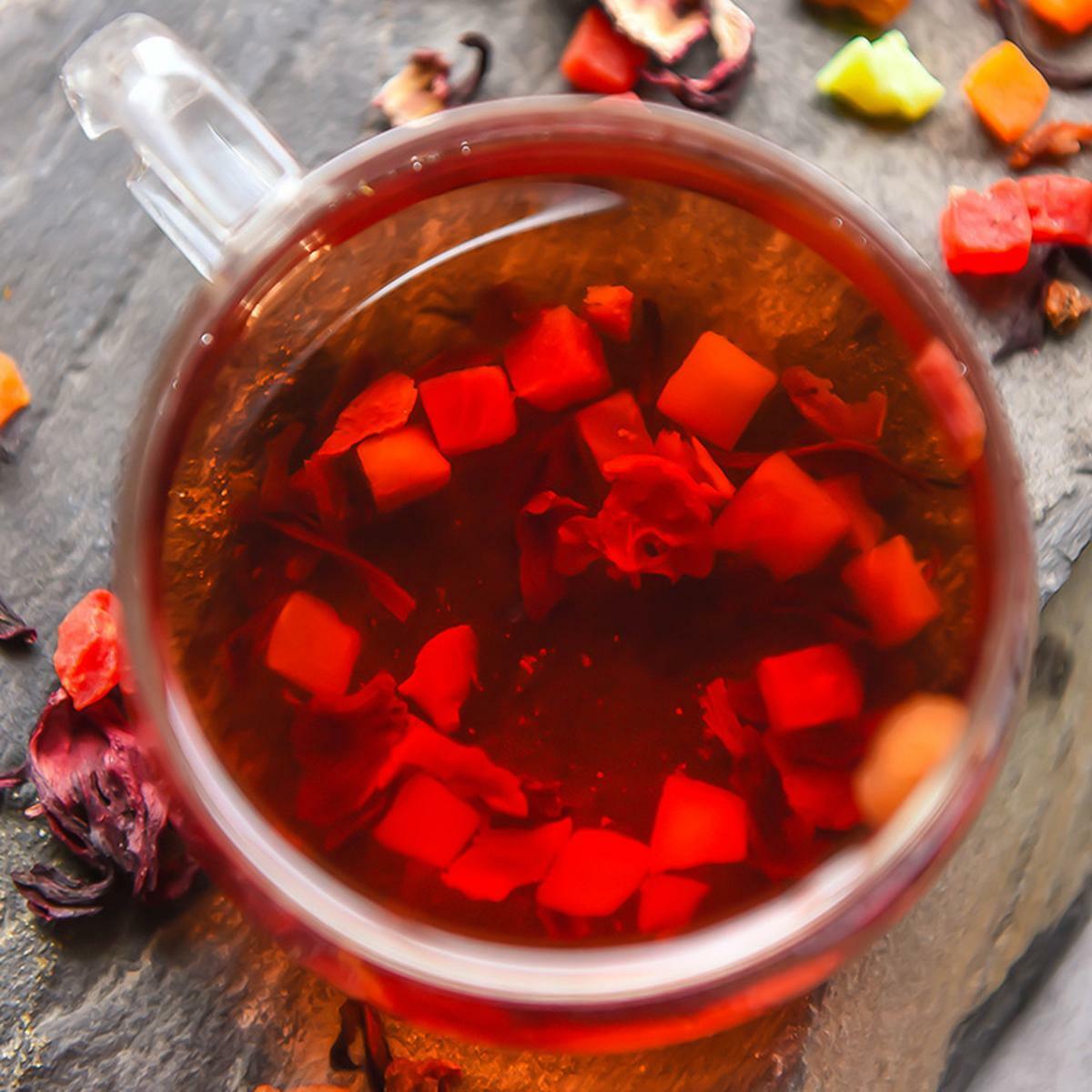 Flower Fruit Grain Tea Fresh Handmade Luoshen Hibiscus Healthy Food Scented Tea