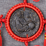 Zodiac Craft Pendant Decorative Gifts Organic China Yunnan Ripe Puerh Tea 12 Pcs