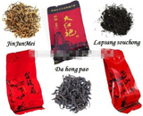 Jinjunmei Lapsang Souchong Dahongpao Tea Black Tea 3kinds of Flavors Tea 12 Bags