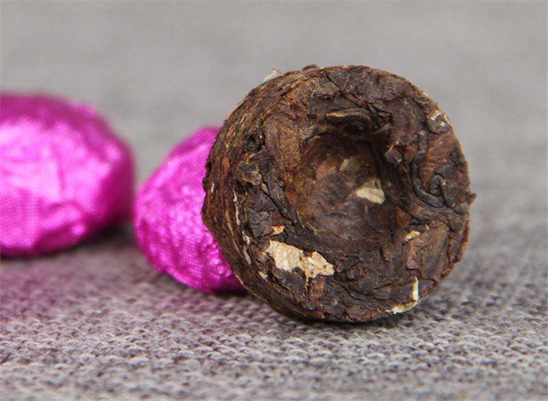 100g Yunnan Lotus Leaf Pu-erh Tuo Cha Black Puer Tea Small Canned Pu Er Ripe Tea