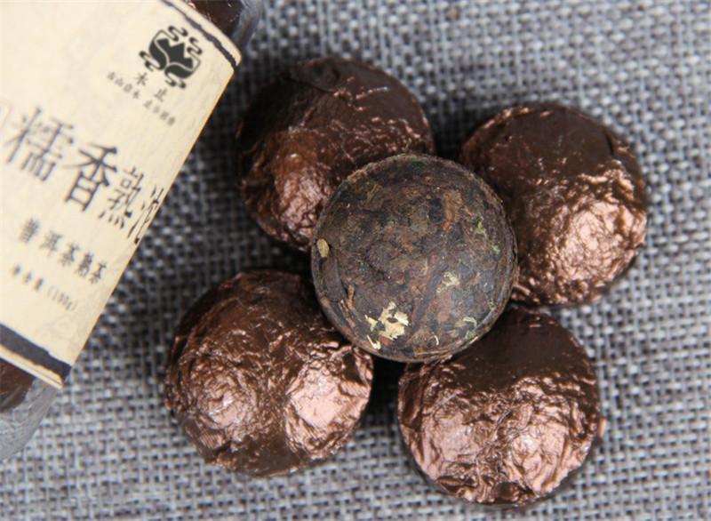 100g Yunnan Small Canned Glutinous Rice Pu-erh Tea Puer Tuo Cha Pu Er Cooked Tea