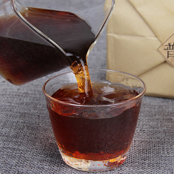 Yunnan Ripe Puerh Tea Brick Black Tea Icelandic Ancient Tree Old Dry Puer Brick