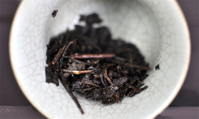 Jinhua Fu Brick Tea Nature Chinese Black Tea The Antifatigue Hunan Dark Tea 338g