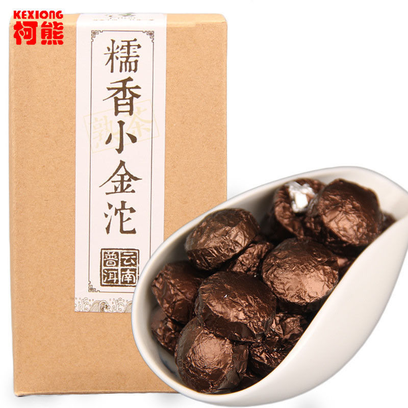 TemuTea 250g handmade ripe pu-erh tea mini tuo tea cooked pu erh cha gift tea black tea