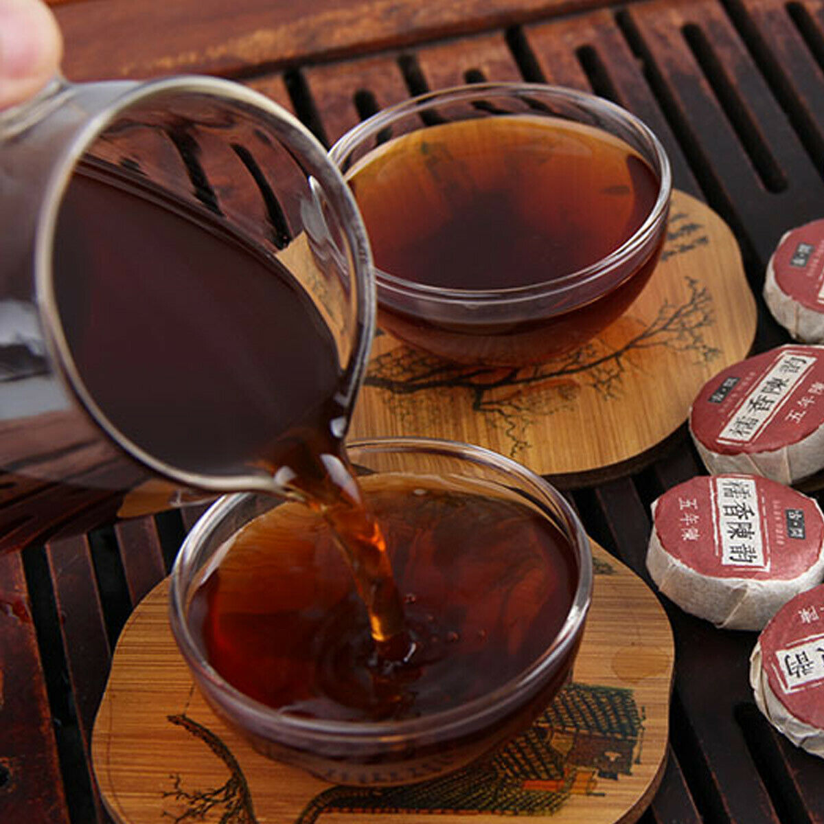 Ripe Pu er Tuo Tea Glutinous Rice Fragrant Old Puer Tea Pu-erh Tea Fermented Tea Secondary image