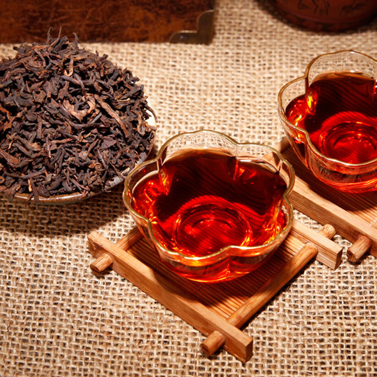 Barrel Black Tea High Mountain Organic China Yunnan Puerh tea Cooked Tea 250g