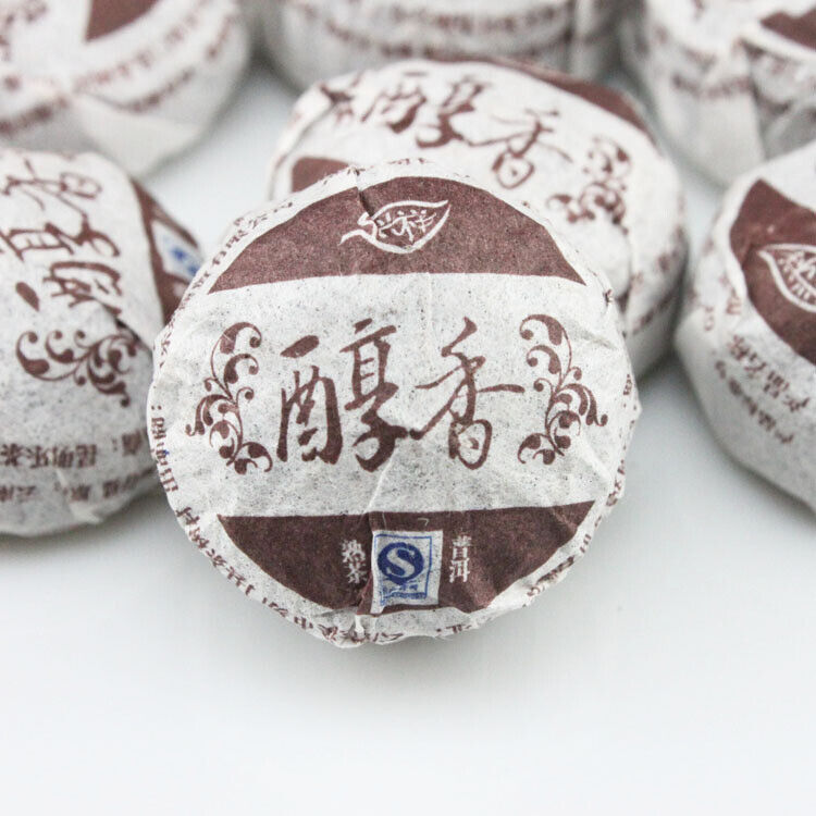 Yunnan Pu-erh Ripe Chinese Health Cake Mini Puer Tea Black Tea Alcohol Tuo Puer