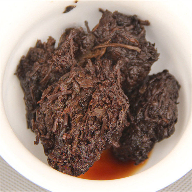 TemuTea Chinese Pu-erh tea Old Chen tea 200g cooked pure Tuo green food healthy Shu tea Secondary image