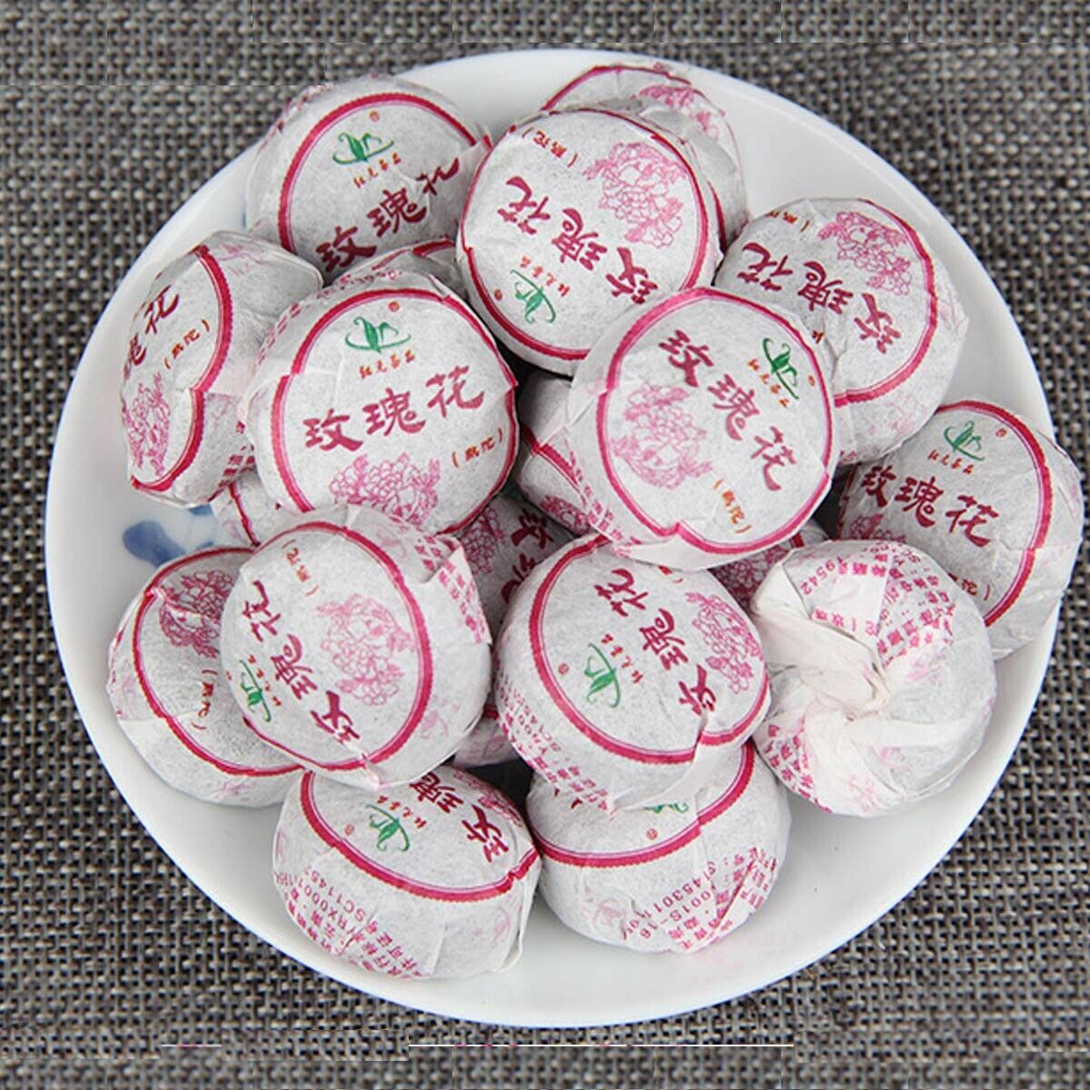 Ripe Puerh Tea Mini Tuo Tea Rose  Chinese Yunnan Cooked Black Tea Healthy Care Main image