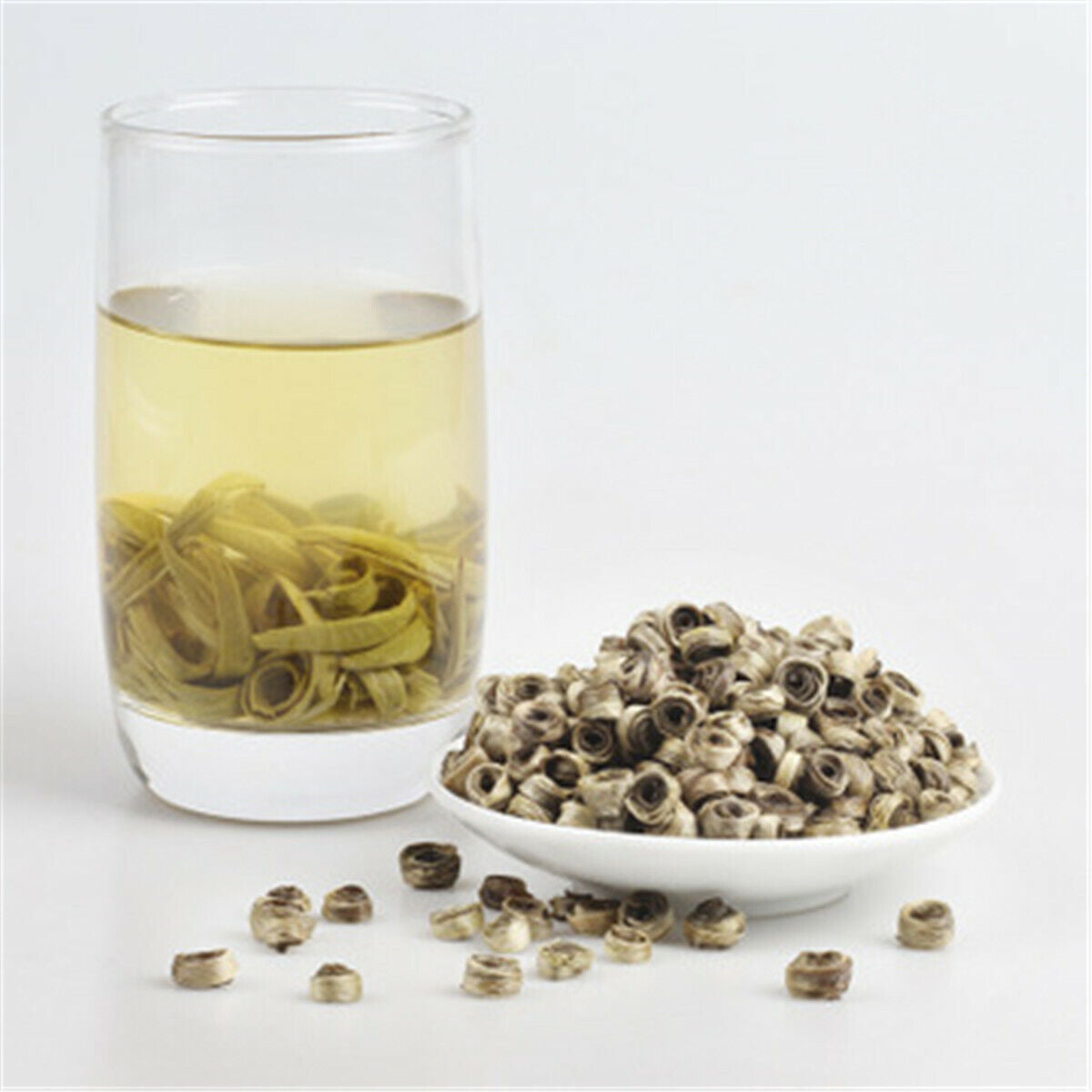 Chinese Jade Ring Girl China Jasmine Herbal Flower Tea Loose Leaf Green Tea