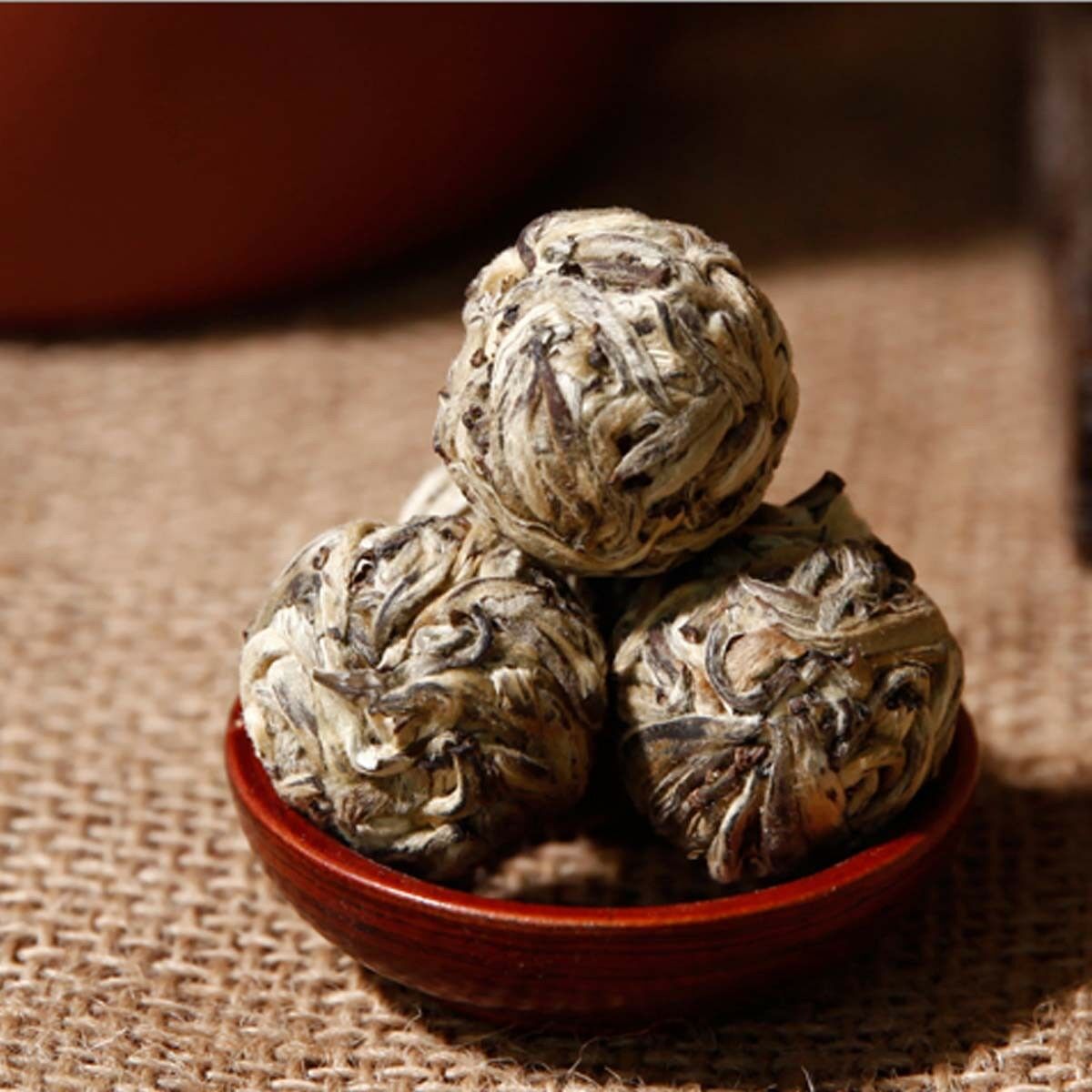 Yunnan Pu-erh Tea Raw Tea Mini Dragon Ball White Silver Needle Health Green Food Secondary image