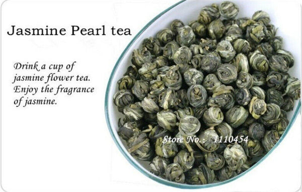 Top Jasmine Flower Tea Jasmine Pearl Natural Green Tea Chinese Fragrant Tea100g