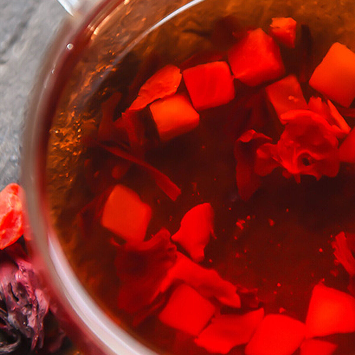 Flower Fruit Grain Tea Fresh Handmade Luoshen Hibiscus Healthy Food Scented Tea Main image