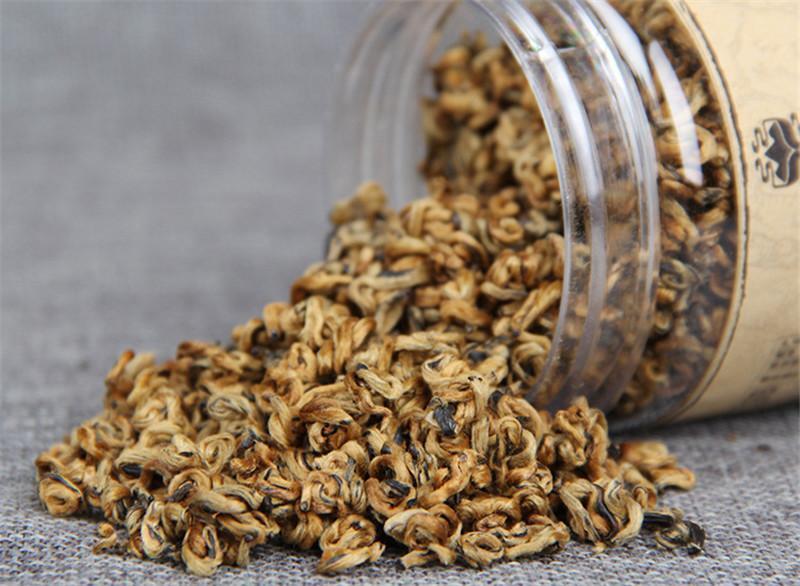 Green Food Dianhong Yunnan Fengqing Biluochun Tea Golden Screw Black Red Tea 65g Main image