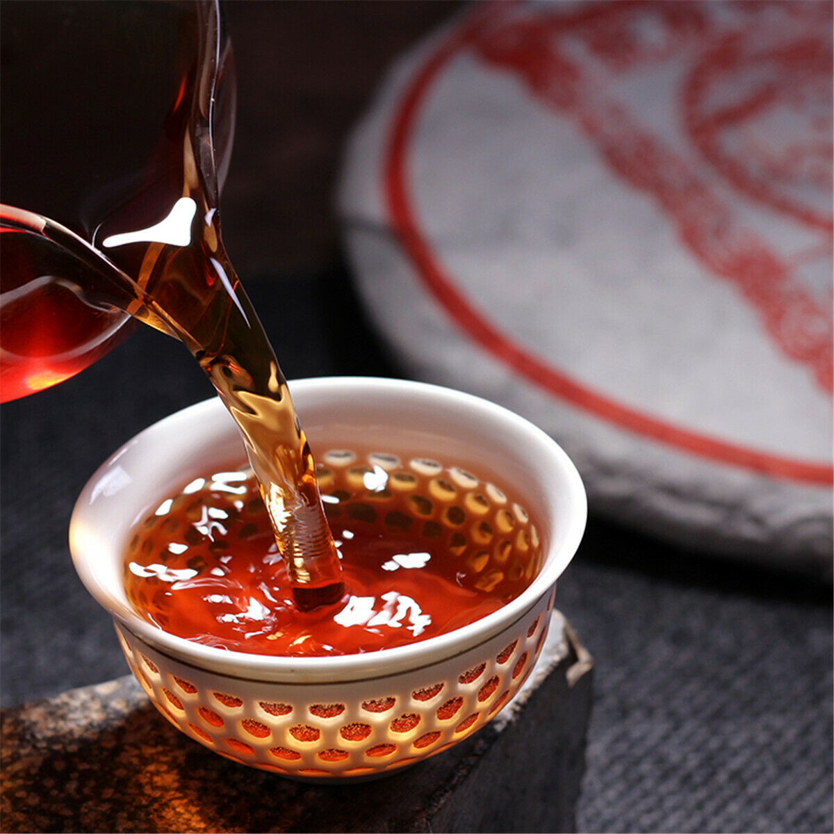 Yunnan Pu-erh Tea Cake 357g Ripe Puerh Tea Black Tea Chinese Specialty Pu er Tea