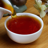 China 5pcs*100g Pu-erh Black tea cakes natural cooked tea manufactured old tea