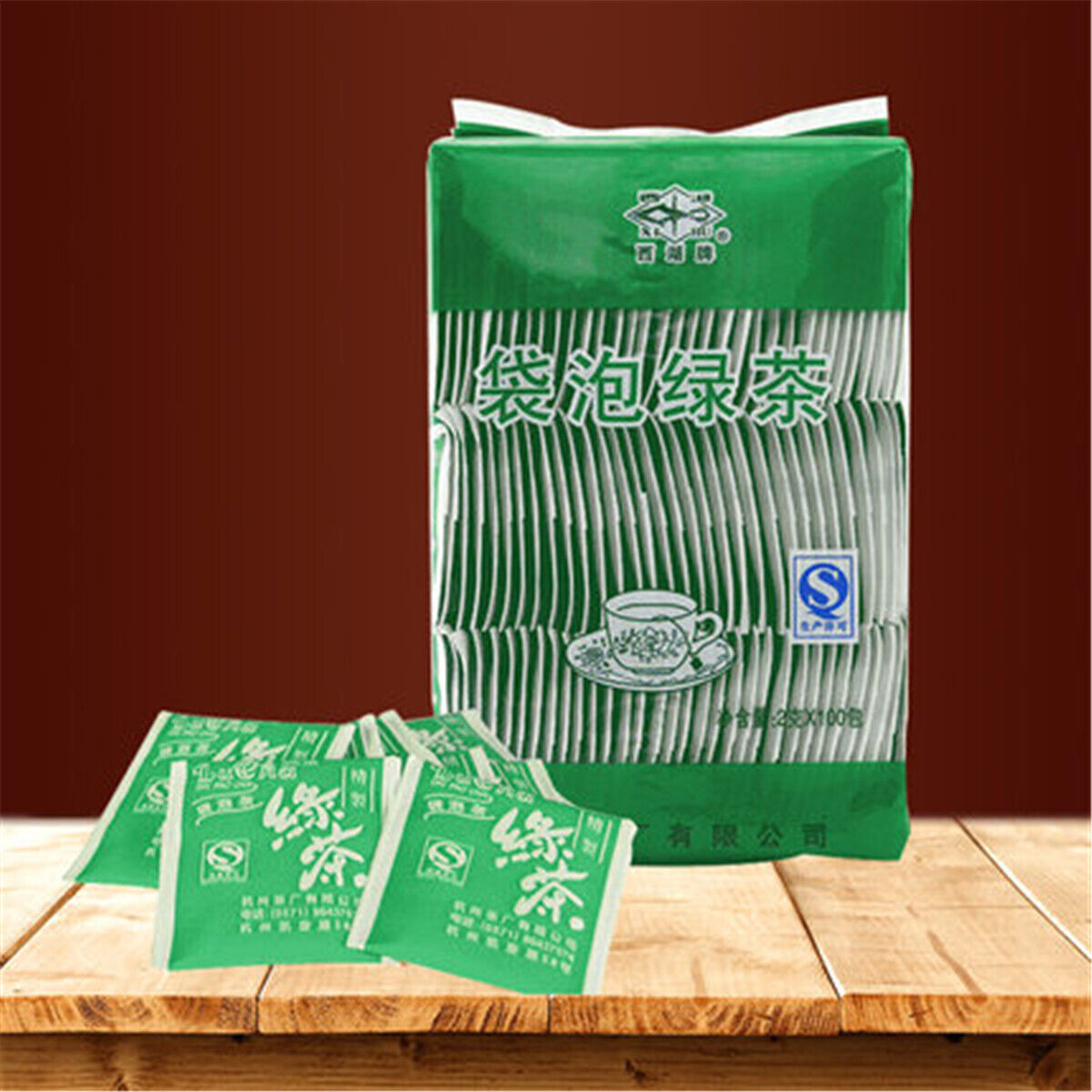 Chinese Organic DragonGreen Tea Bag Longjing Tea Bag  Top New Teabag 110g*2 Secondary image
