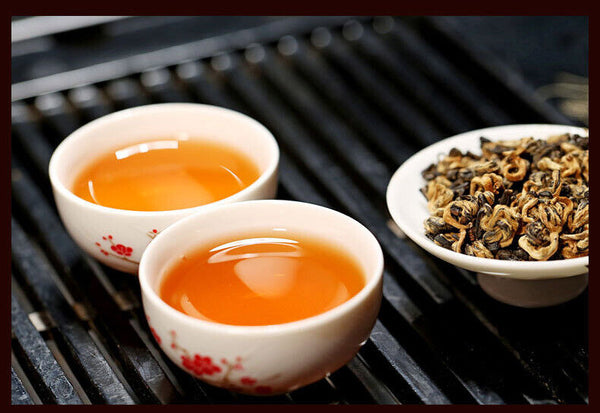 Loose Leaf Dian Hong Black Tea Yunnan Golden Snail Bud "JingLuoYa" Chinese Tea