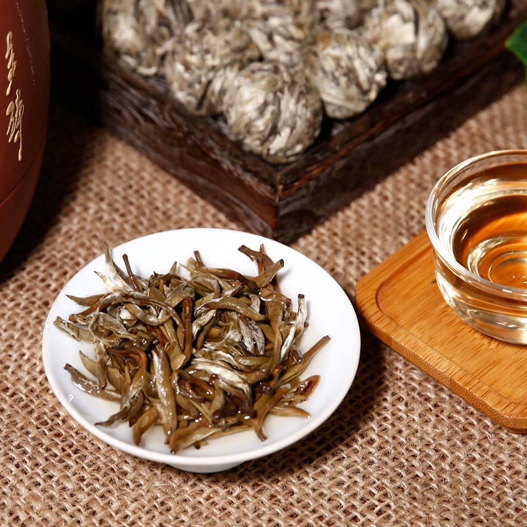 Yunnan Pu-erh Tea Raw Tea Mini Dragon Ball White Silver Needle Health Green Food