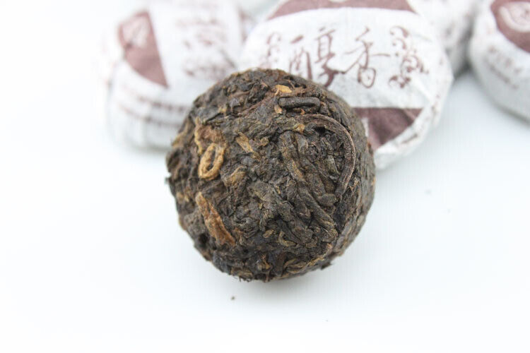 Yunnan Pu-erh Ripe Chinese Health Cake Mini Puer Tea Black Tea Alcohol Tuo Puer Secondary image