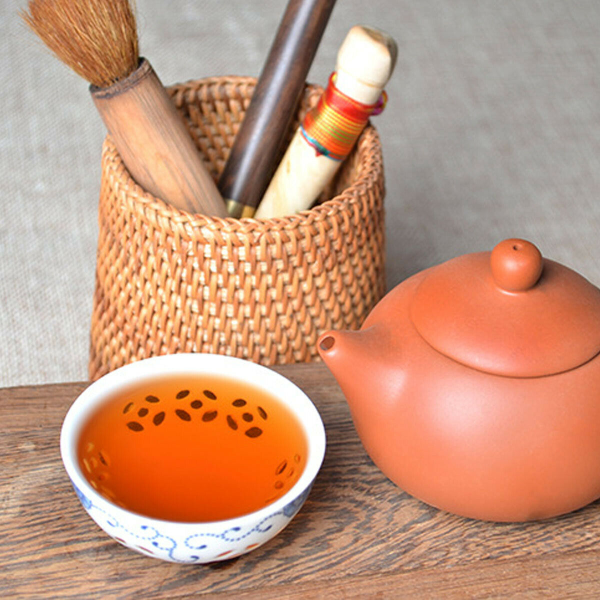 Premium Pu erh Tea Ripe Cake Yunnan Puer Black Tea Jingmaishan Old Tree Tea 357g Main image