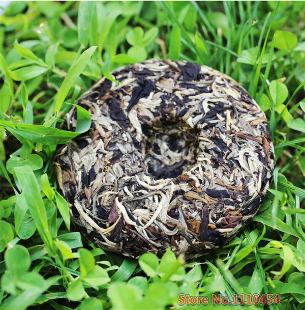 Puerh Tea Old Three Puer Caicheng Fragrant White Moonlight Cha Pu-erh Tea 100g