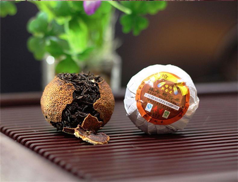 Tangerine peel Packaging Puerh Orange Puer cooked tea 250g Yunnan Tea Pu'er tea Main image