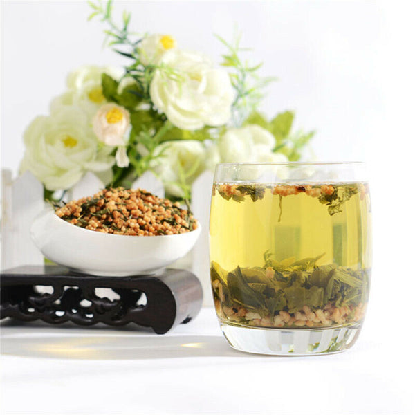 Premium Brown Rice Green Tea Genmaicha Sencha with The Rice High Quality 100g