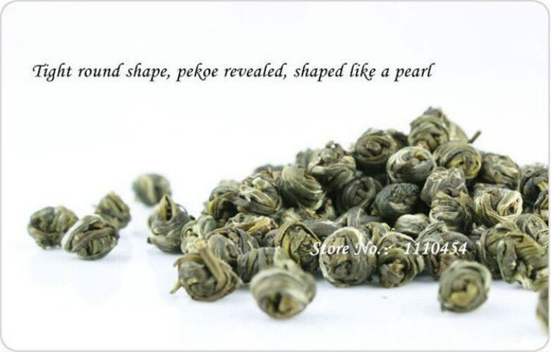 Jasmine Flower Tea Herbal Fragrant Floral Tea Dried Pearl Organic Green Tea 100g