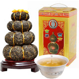 Craft Pu Er Tea Gourd Decoration Gift Puer Cha Tea Yunnan Pu-erh Tea Gift 1000g