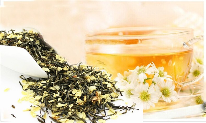 Chinese Tea Green Jasmine Flower Jasmine Flowers Green Tea Jasmine Flurries 50g Main image