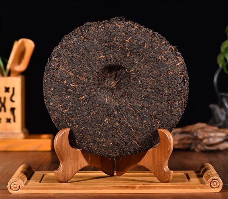 Gong Ting Royal Old Puer Tea Cake Yunnan Mengku Ripe Pu-erh Tea Black Tea 400g 茶 Secondary image