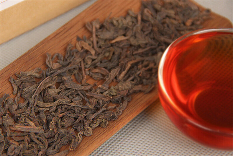 Old Tree Organic Health Chinese Puer Tea Boxed Ripe Pu-erh Loose Black Tea 120g Secondary image
