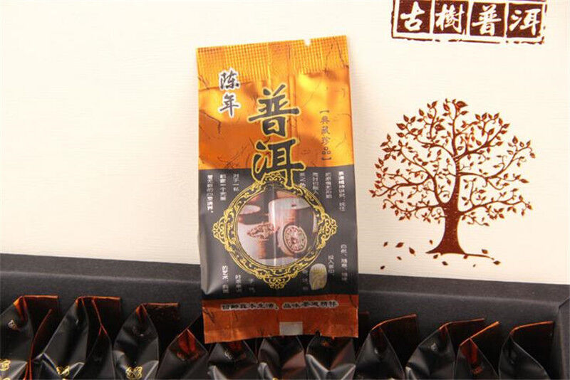 Chinese Yunnan Pu-erh Shu Puerh Mini Puer Tea Ripe Nature Loose Tea 125g 25 Bags