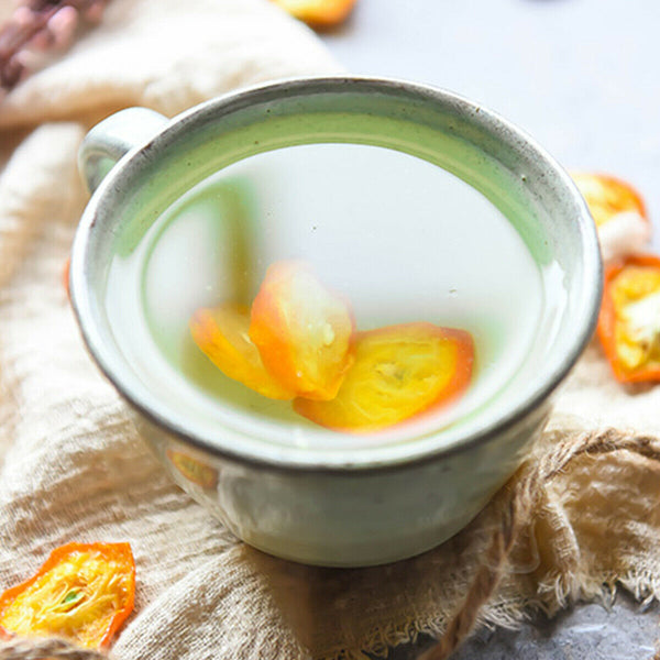 Fruit Tea Kumquat Slices Tea Chinese Special Herbal Moistening Lung Healthy Food