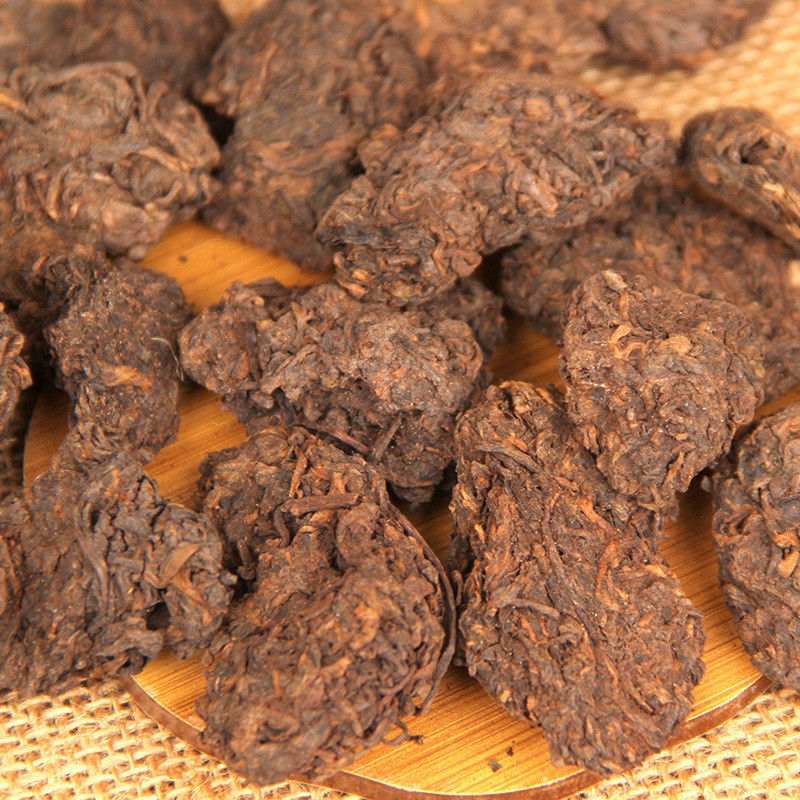 TemuTea Chinese Pu-erh tea Old Chen tea 200g cooked pure Tuo green food healthy Shu tea Main image