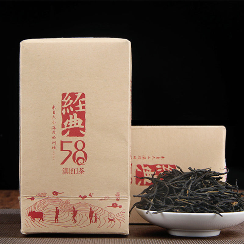 TemuTea Classical 58 Series Black Tea 180g Premium Dian Hong Organic Yunnan Black Tea
