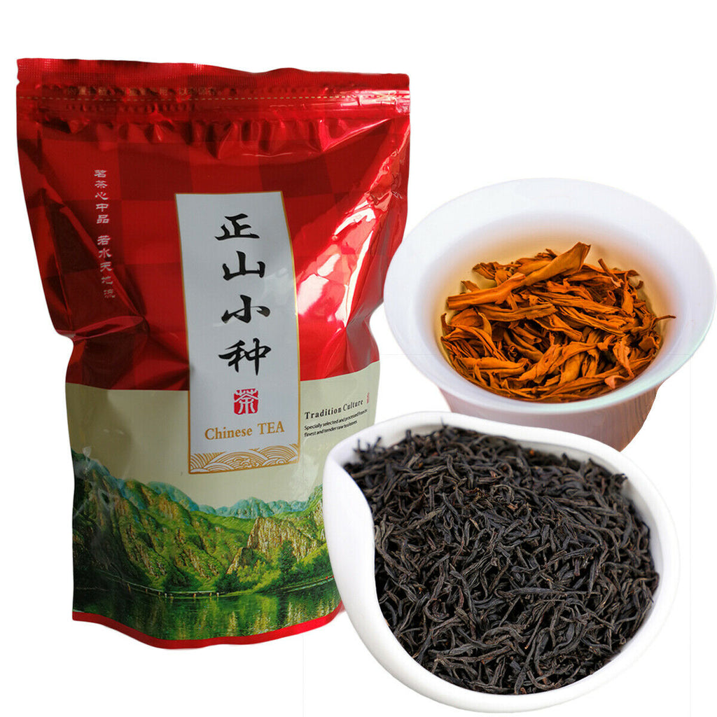 TemuTea 250g Chinese Top Black Tea Lapsang Souchong Wuyi Red Tea Lowering Blood Pressure