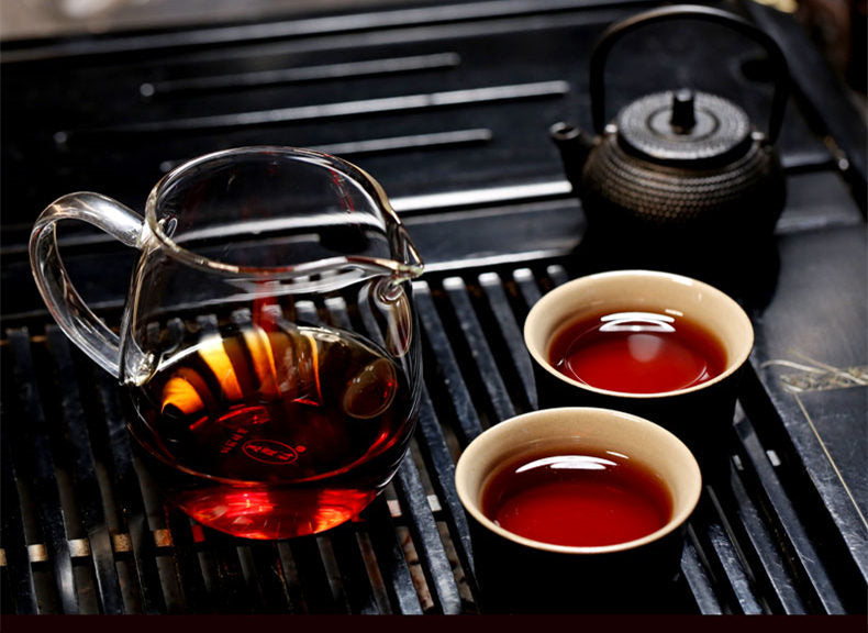 TemuTea 250g Old Puer Tea Health Care Pu'er Brick Pu er Black Tea Pu-erh Tea Ripe Puerh 云南普洱