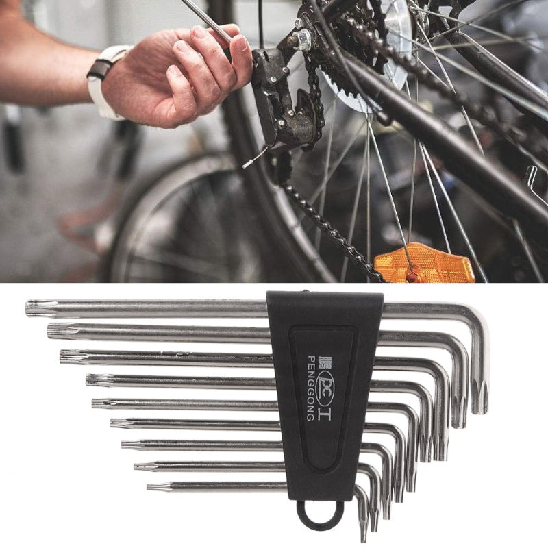 9 Pcs Hex Key Wrench Sets Torx L Shape Repair Tool Screwdriver Tool Set Useful Secondary image
