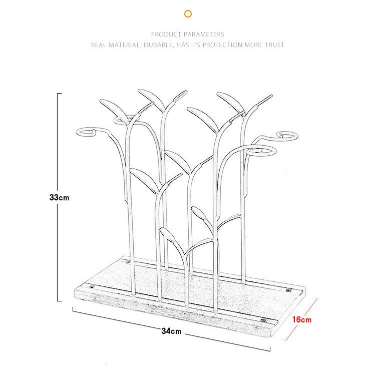 Nordic Style Vintage Wine Rack Retro Shelf Iron Wine Bottle Holder Champagne Bar Accessories Home Bars Stand For Wine Bottles Secondary image