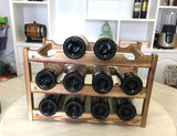 Quality Wooden Wine Bottle Holders Creative Practical Collapsible Living Room Decorative Cabinet Red Wine Display Storage Racks