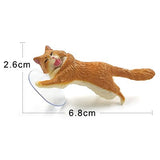 Diy Cat Sucker Animal Phone Bracket Support posture home decor miniature fairy garden decoration accessories modern figurine toy
