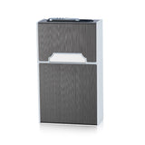 Anpro 2-in-1 Cigarette Case Box USB Rechargeable Lighter for Smoking Flameless Aluminum Alloy Windproof Lighter