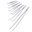 1PC Hot New Stainless Multifuctional Steel Elbow Tweezers Aquarium Clear Clip Tool Medical Repair Tools 12.5/14/16/18/20/25/30cm