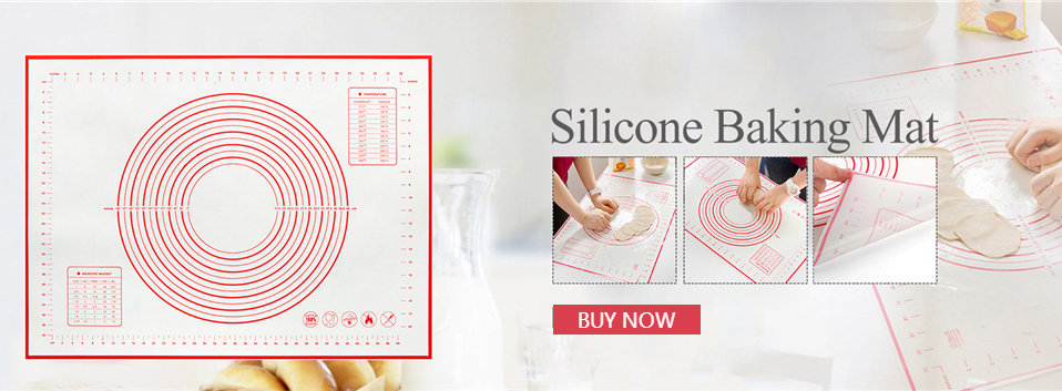 Silicone Baking Mat Pizza Dough Maker Pastry Kitchen Gadgets Cooking Tools Utensils Bakeware Kneading Accessories Lot
