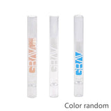 1pc 10cm Clear Glass Classical Pipes Tobacco Smoking Pipe Rolling Paper Herb Cigarette Steamroller Random Color Cigarette Pipe