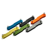 Aluminum Alloy Keychain Flexible Key Holder Clip EDC Aluminum Key Organizer Clip Keys Organizer Folder Keys Wallet Housekeeper