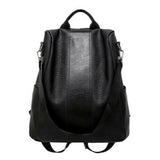 Women's Leather Backpack Large Capacity School Bag For Teenager Girls Travel Bags Anti Theft Backpack Mochila Feminina Bolsa